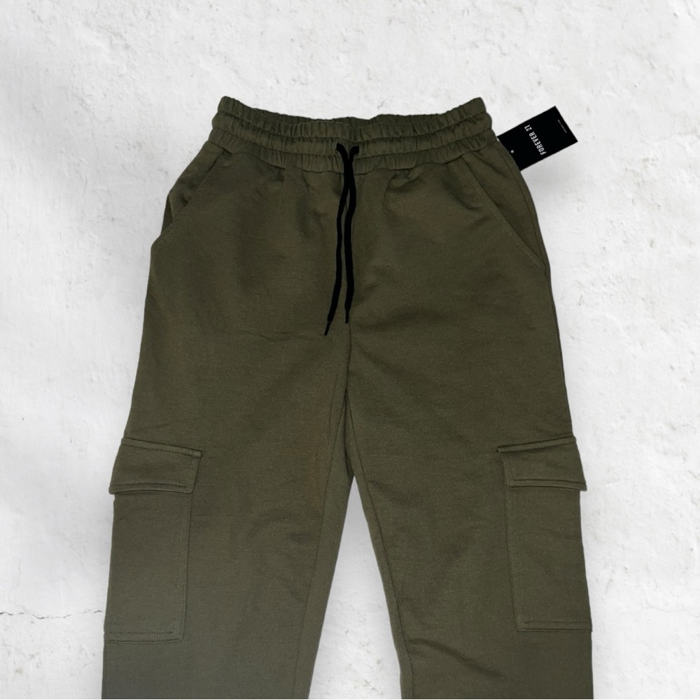 olive green joggers